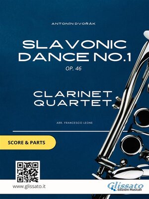 cover image of Slavonic Dance no.1--Clarinet Quartet score & parts